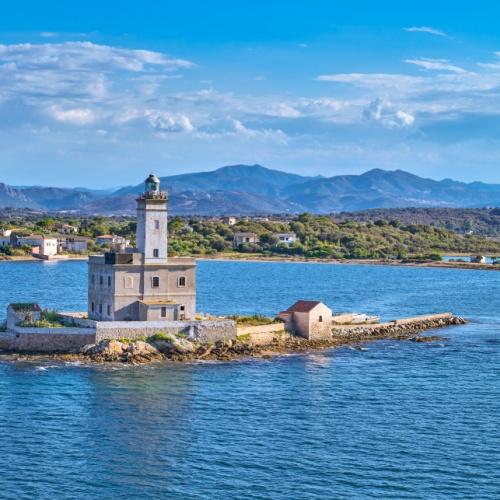 Vuurtoren bij Olbia
