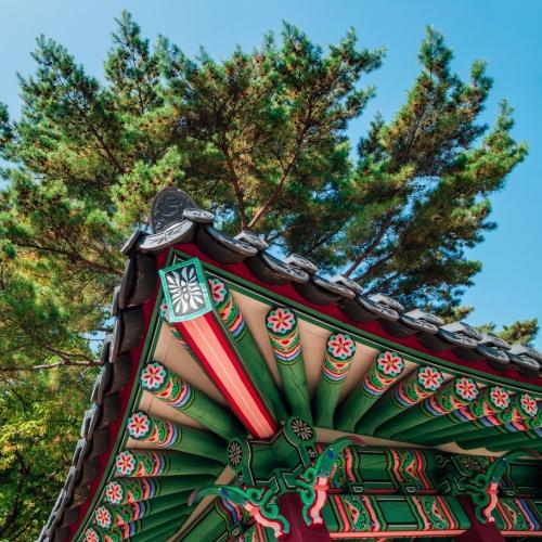 Koreaanse oude traditionele architectuur in Gwangju