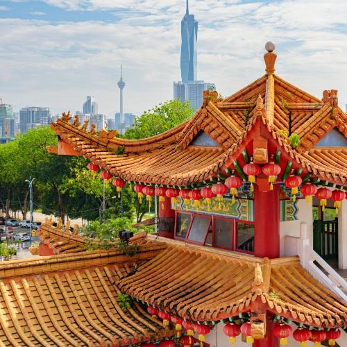 Thean Hou-tempel in Kuala Lumpur, Maleisië