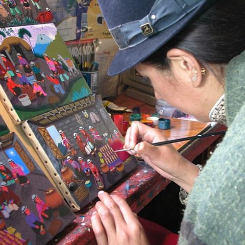 Ecuador, Tigua schilderij