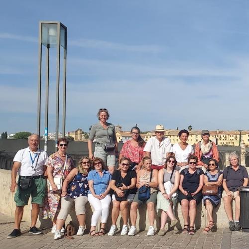 Reizigersfoto groep Spanje