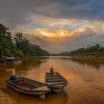 Kinabatangan Rivier, zonsopgang
