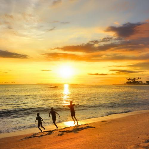 Zonsondergang Senggigi strand