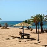 Het strand van Aqaba