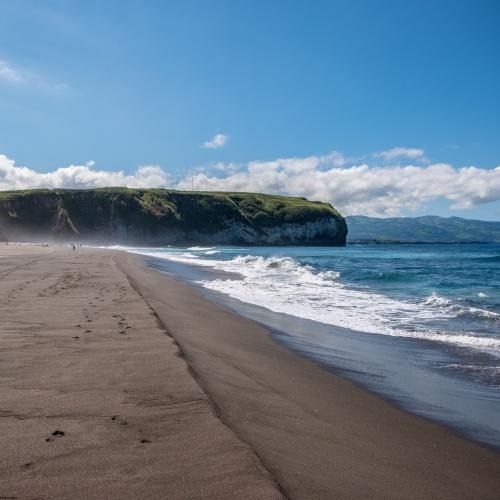 Zwarte strand, omgeving Ribeira Grande
