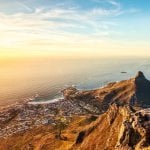 Uitzicht vanaf de Tafelberg, Kaapstad