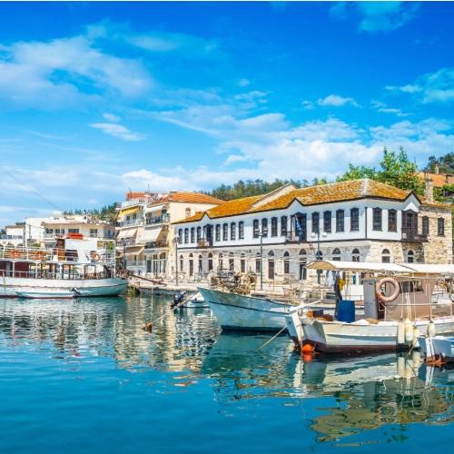 Thassos, haven van Limneas