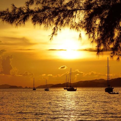 Zonsondergang in Langkawi