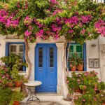 Het dorpje Pyrgos op Tinos