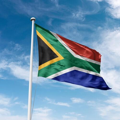 De vlag van Zuid-Afrika