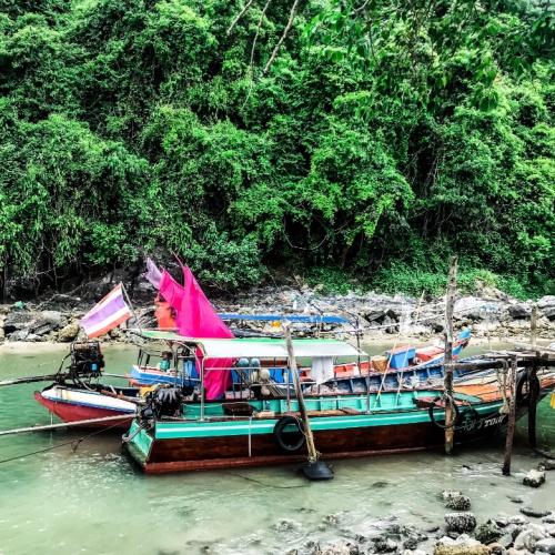 Vissersboot in Khanom 