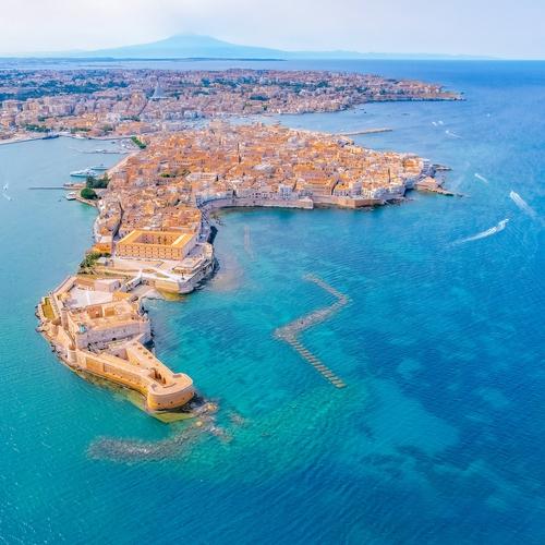 Ortigia bovenaanzicht