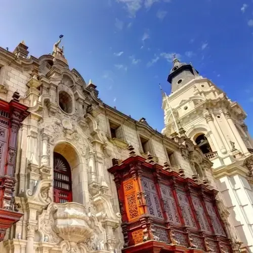 De hoofdstad van Peru