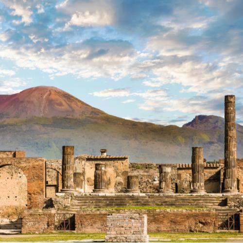 De ruïnes van Pompeï