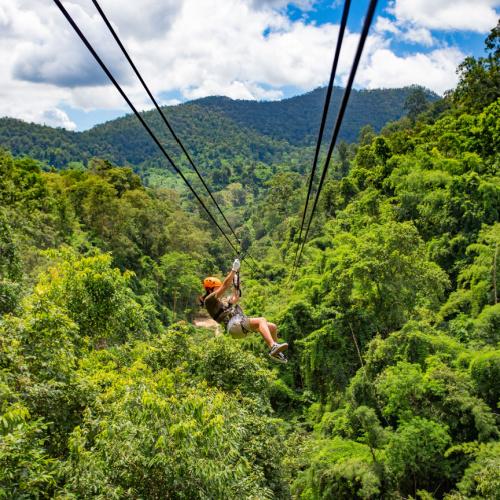 Chiang Mai, Zipline, Optioneel
