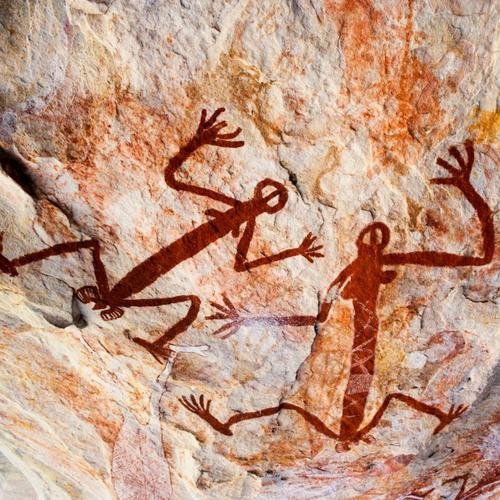 Kakadu Nationaal Park muurschilderingen