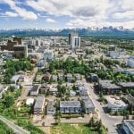 Anchorage overview, Alaska