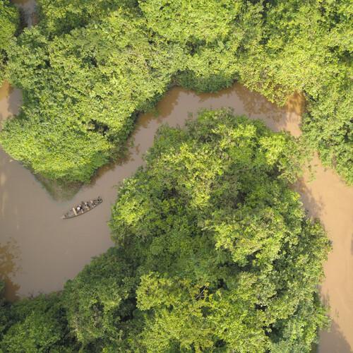 Boottocht door der rivier, Puerto Maldonado