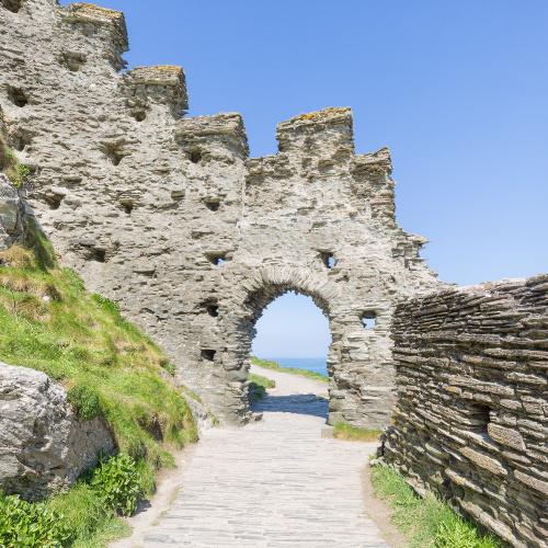 De ruïne van Tintagel Castle