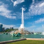 Buckingham fountain Grant Park, Chicago