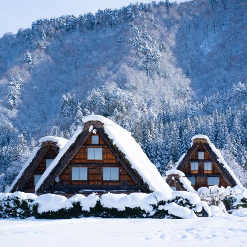 Een winterse dag in Shirakawago