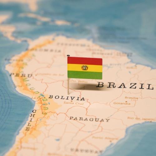 Kaart Bolivia