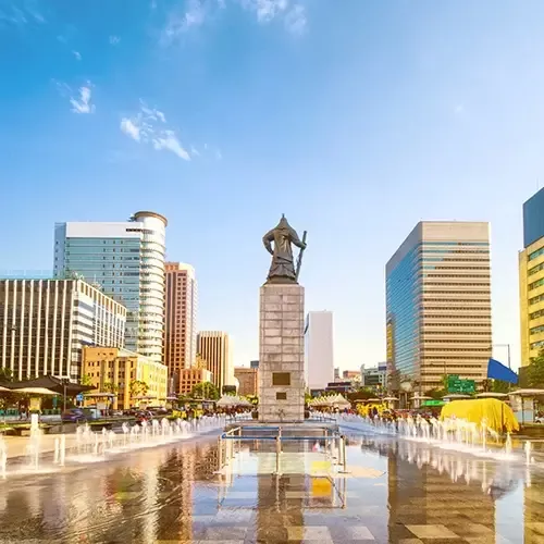 Gwanghwamun Square in Seoul
