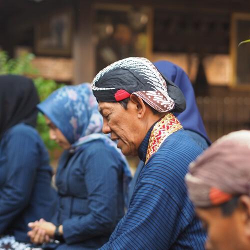 Lokale man bid in Jogjakarta
