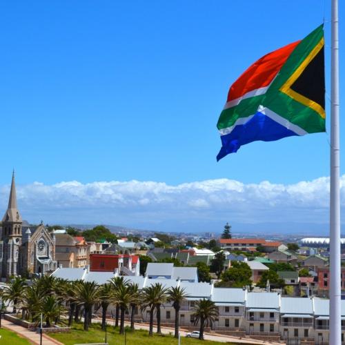 Port Elizabeth, vlag Zuid-Afrika