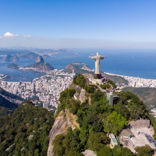 Christus de Verlosser met het uitzicht over Rio de Janeiro