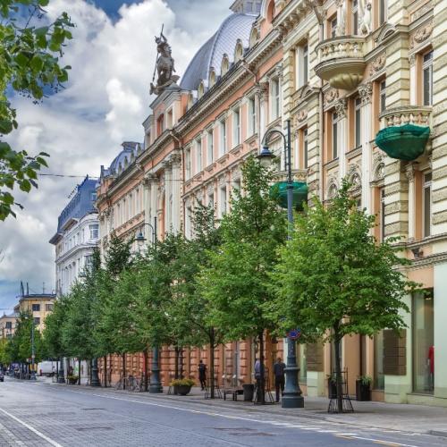 Centrum van Vilnius, Litouwen 