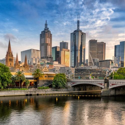 Skyline van Melbourne