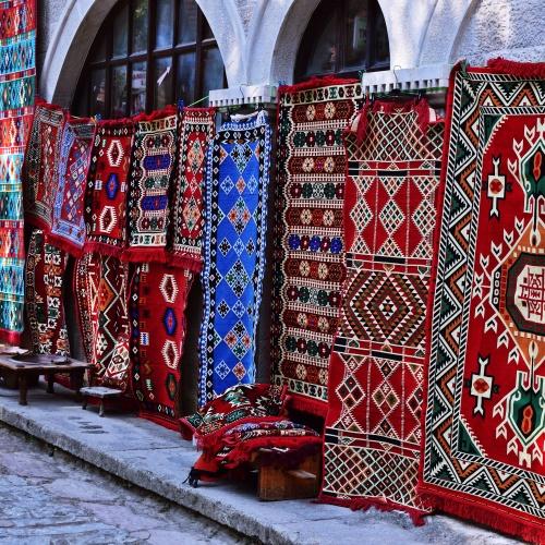 Oude bazaar van Kruja