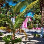 Roze kerk in Isla Aguada