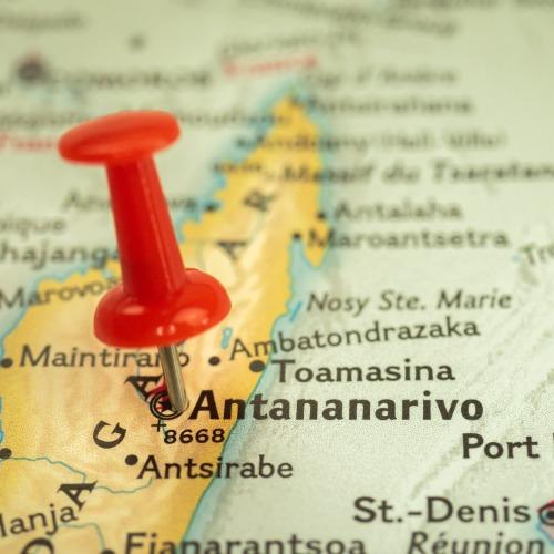 Antananarivo op de kaart