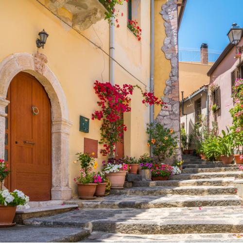 Pittoreske straatjes van Messina