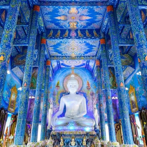 Rong Sua Ten, De Blauwe Tempel van Chiang Rai