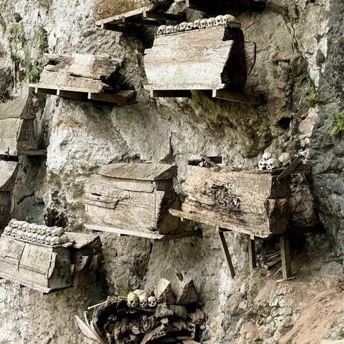 Rotsgraven in Kete Kesu, Toraja