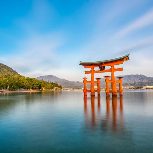Torii Miyajima eiland 