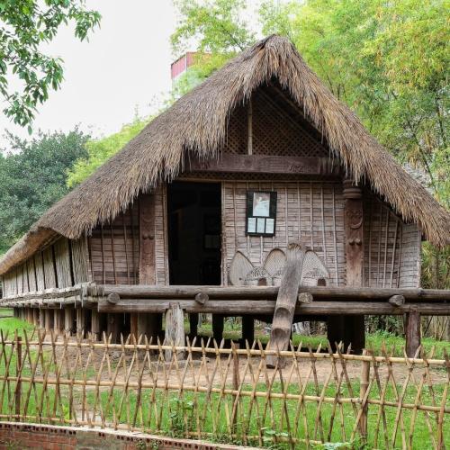 Hanoi, traditioneel huis in Ethologisch museum