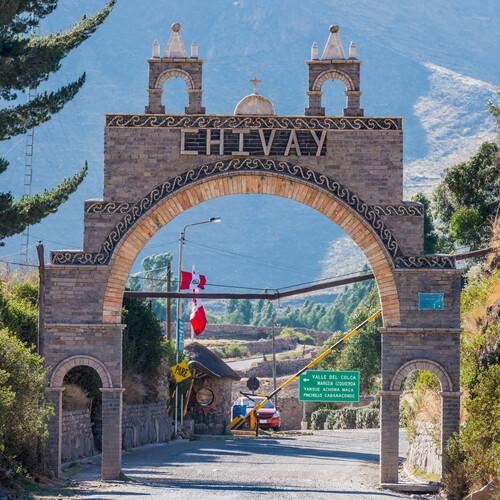 Chivay, welkomstpoort