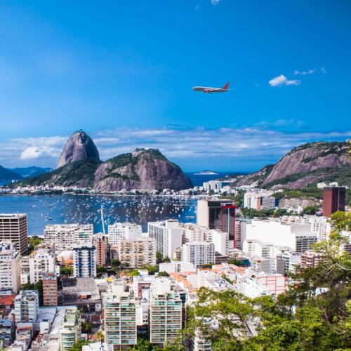 Uitzicht over de baai van Guanabara