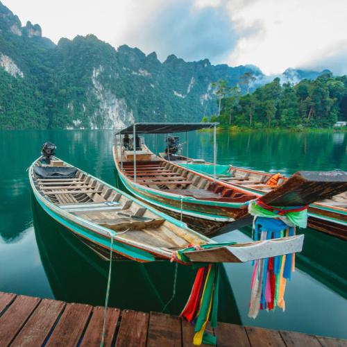 Khao Sok National Park, longtail boot