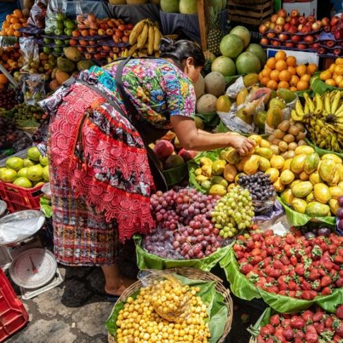 Lokale markt Antigua