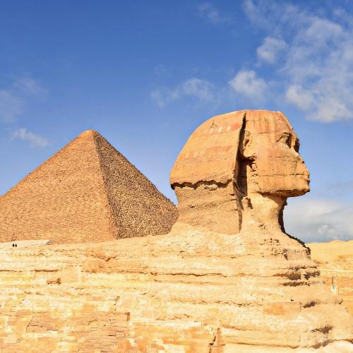 Piramide en Sfinx
