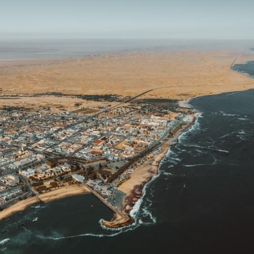 Swakopmund van boven