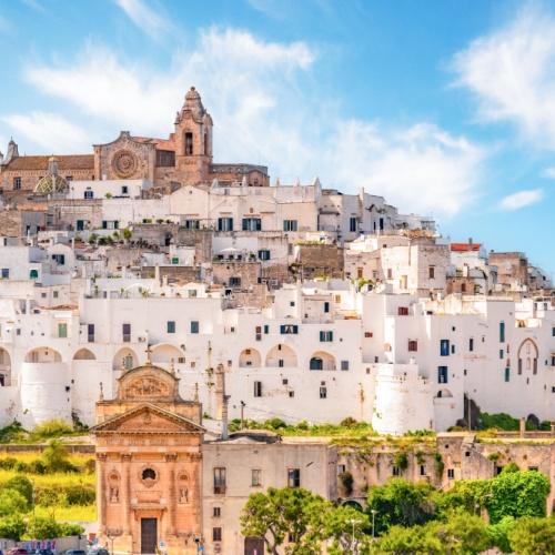 Traditionele huizen in Ostuni