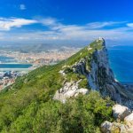 Rots van Gibraltar, uitzicht op stad