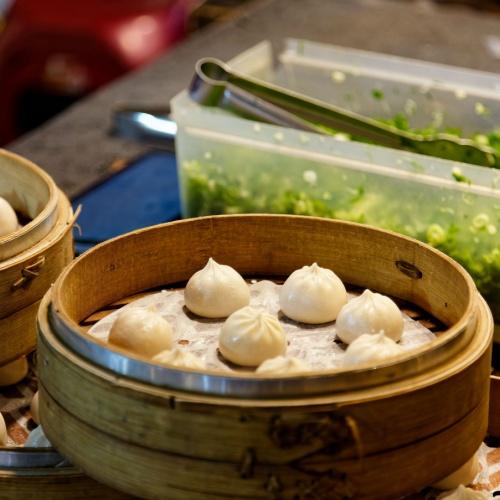 Handmade Xiaolongbao (soup dumplings)