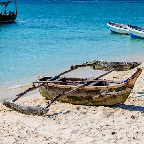 Vissersboot, Zanzibar